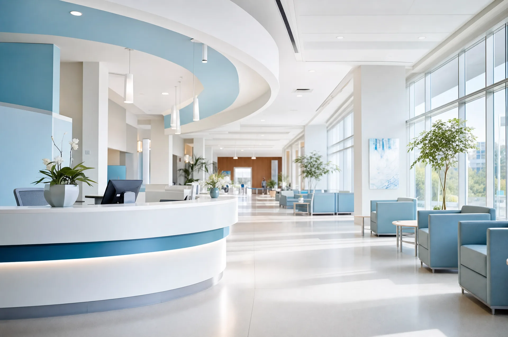 SilverOps Sağlık: ferah, aydınlık klinik ortamı